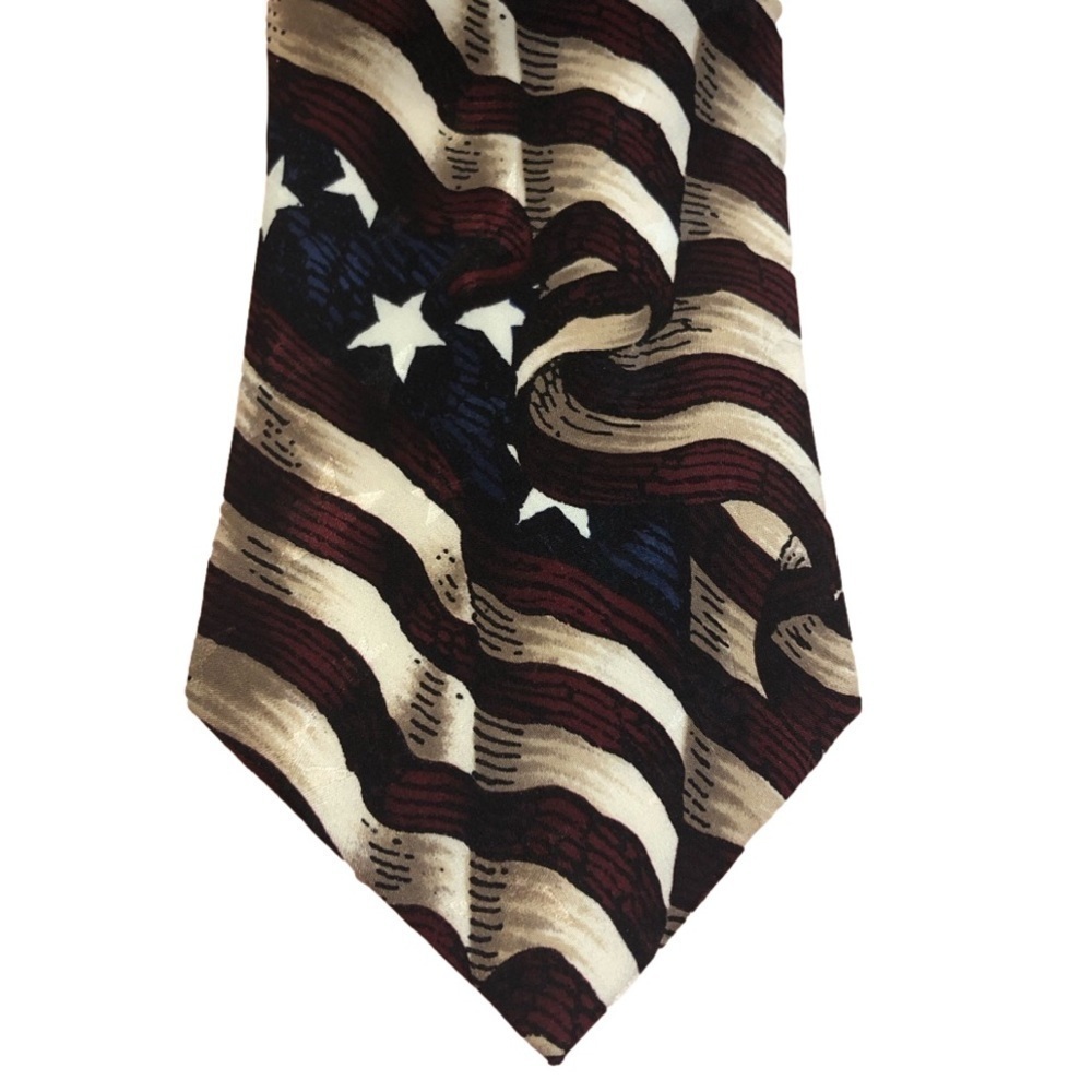 TANGO by Max Raab silk tie Americana Series The First Star Spangled Banner